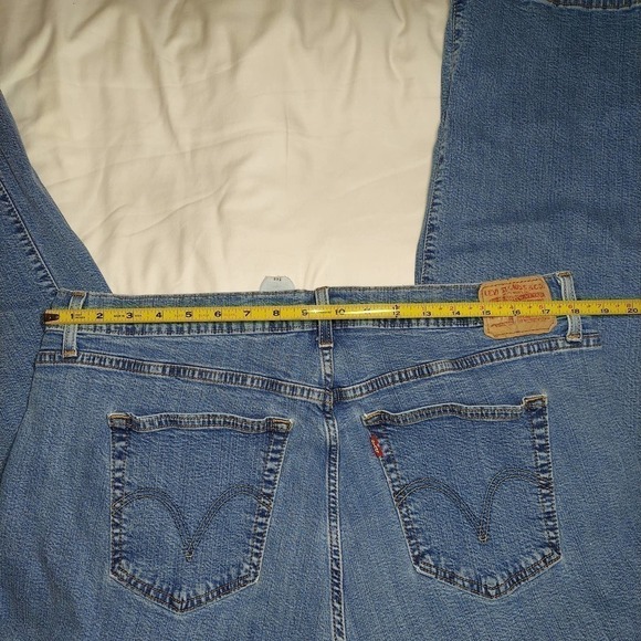 levi's Women's Jeans, 24S Plus Size High Rise, Blue, Preowned - Picture 4 of 8